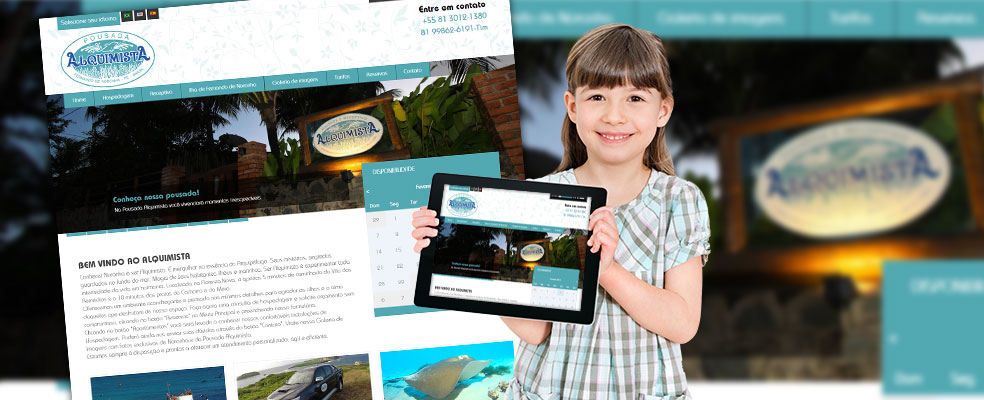 Pousada Resort Alquimista Fernando de Noronha Pernambuco Nordeste Mergulho Turismo Brasil Criação de sites desenvolvimento web comprar um site hospedagem de sites ecommerce blog wordpress sites em Jundiaí sites para pousadas sites para hoteis sites para resorts sistema de reservas online