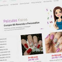 Peliculas Kairos Loja Virtual Ecommerce integrado com Pagseguro Fácil de Gerenciar e Administrar